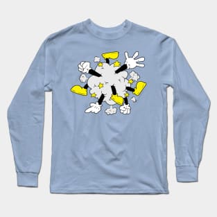 angry mouse rat Long Sleeve T-Shirt